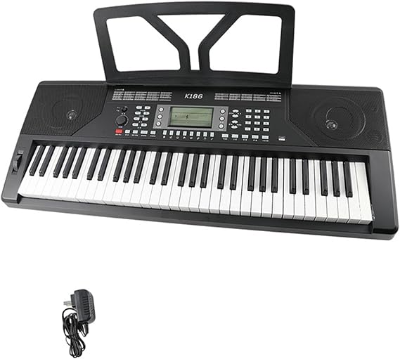 Electronic Piano with 61 Keys for Adults Beginners Smart Professional Musical Instrument