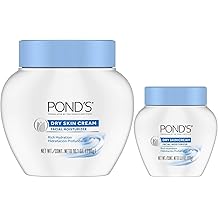 POND'S Dry Skin Cream, Facial Moisturizer Variety 2-Size Bundle Hypoallergenic, Non-Comedogenic Face Cream, Suitable for Sensitive Skin