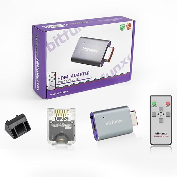 BITFUNX NGC to HDMITM Adapter, for Gamecube DOL-001 with GCVideo
