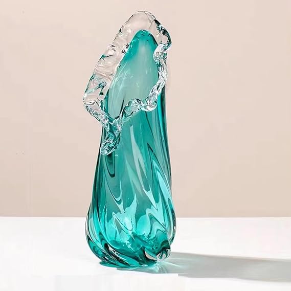 Queen Crystal Vase, Light Luxury Style for Home Decor, Centerpiece, Office, Pampas Grass, Dried Flowers, Flowers and Buds (Normal Vase)