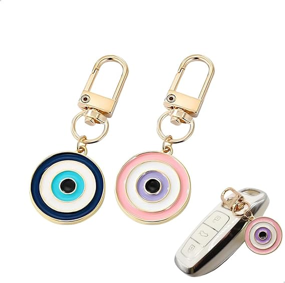 Joyzz Keychain, 2PCS Cute Car Keychain for Women, Keychain Accessories, Keychains Rings Making Kit for Crafts, Keychains Gifts for Girls Women