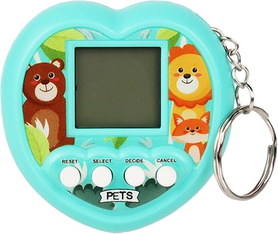 Digital Pet, Virtual Gigapet Cat with 168 Pets, Interactive Digital Pets, Handheld Virtual Pet Keychain for Kids and Adults, Indoor Play, Boys Ages 7+