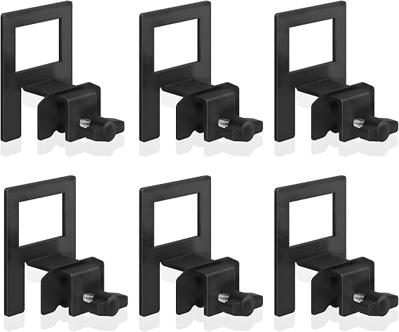 6 Pack Heavy Duty Mattress Slide Stopper & Mattress Holder, Anti-Slip Metal Bed Frame Grippers, Mattress Retainer Bar to Keep Mattress from Sliding for Twin Double Metal Beds