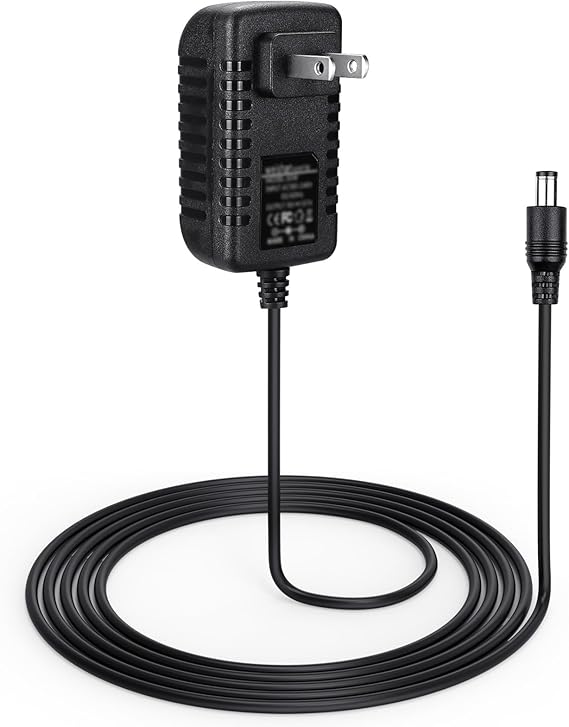 30W Power Cord Adapter Replacement for Echo Show 8 3rd Gen., Show 10 3rd Gen., Show 15, Show 21, Echo 3rd/4th Gen. - Black Wall Charger Cable, 5ft