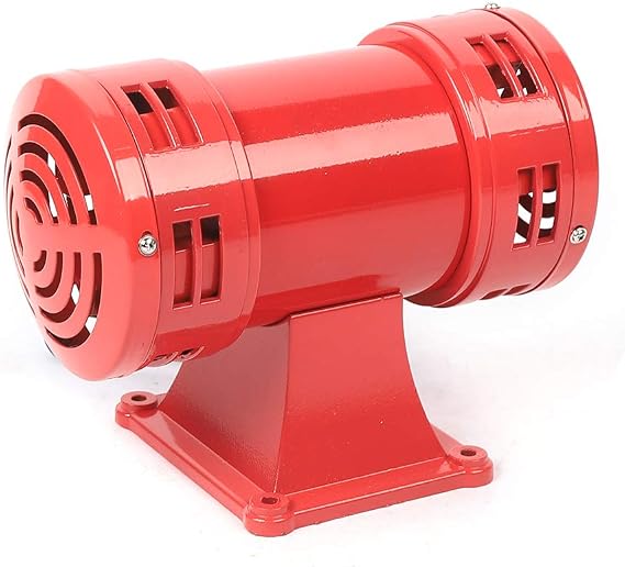 Air Raid Siren 400W Siren Alarm 140db 110V 60HZ Industry Electric Motor Driven Siren Super Loud Siren Alarm for Home and Outdoor Siren IP44