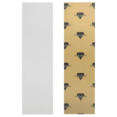Black Diamond Sheet of Skateboard Grip Tape 9" x 33" (Clear)