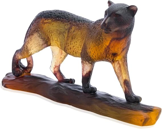 Daum Crystal Limited Edition Leopard Figurine #05747