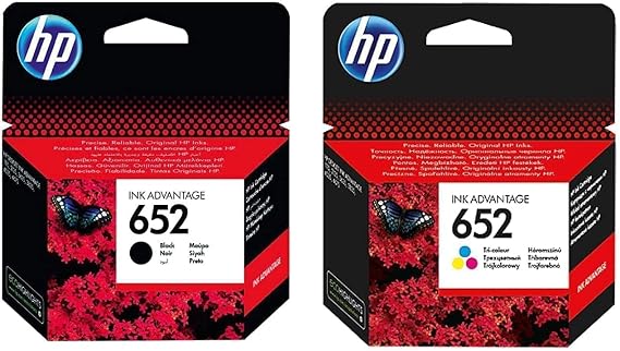 HP F6V25AE + F6V24AE 652 Black + Color Cartridge Set