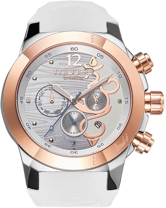 MULCO Luxury Waterproof Watch for Women - Rose Gold Stainless Steel Analog
