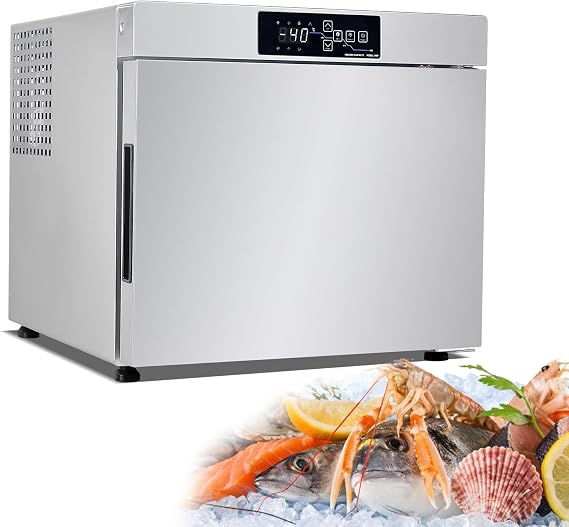 Kolice Commercial Tabletop Blast Chiller, Freezer Cabinets, Chest Freezer, Shocking Freezing Blast Freezer for Restaurant, Ice Cream Store, School, Home-Lowest Temperature -31F(-35C)
