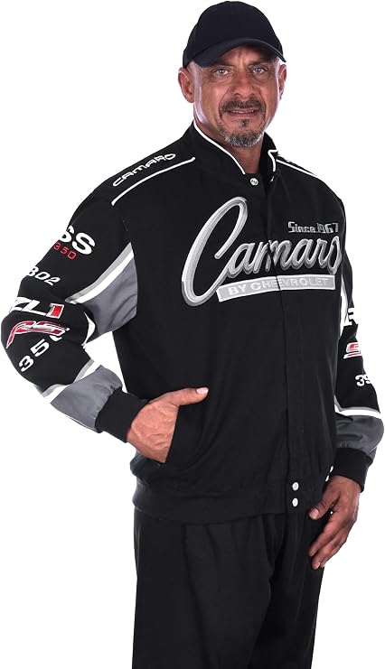JH Design Chevy Camaro Collage 7 Series Jacket (L)