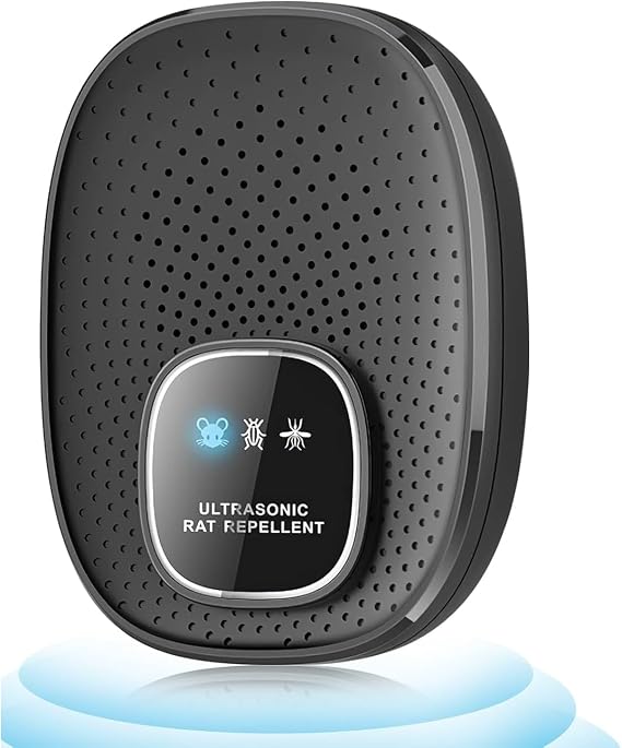 Coverzone Ultrasonik Haşere Kovucu Elektronik Cihaz USB 5V Fare Böcek Sinek Karınca Uzaklaştırıcı Kimyasal İçermez Ev Ofis Depo Kullanımı 12-100kHz - 1 Adet | W27 (Siyah)