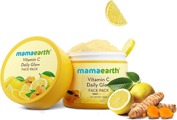 Mamaearth Vitamin C & Kaolin Clay Face Mask, 100g