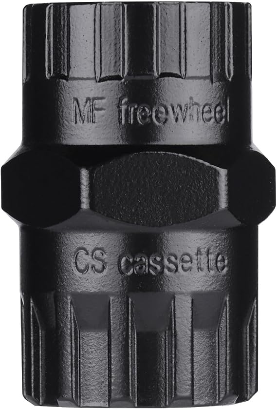 2 in 1 Fahrrad Kettenpeitsche mit Zahnkranzabzieher + Kassettenabzieher Set Werkzeug Universal für Shimano 5-12 Fach Kassette