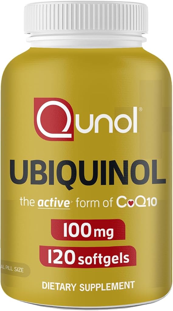 Qunol Ubiquinol 100mg, Powerful Antioxidant for Heart Health, 120 Softgels