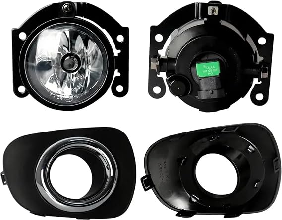 2PCS Car LED Fog Lamp Compatible For Mitsubishi Montero/Pajero Sport 2010-14/L200/Triton 2013-15 Front Bumper Drive Light Assembly Kit 12v