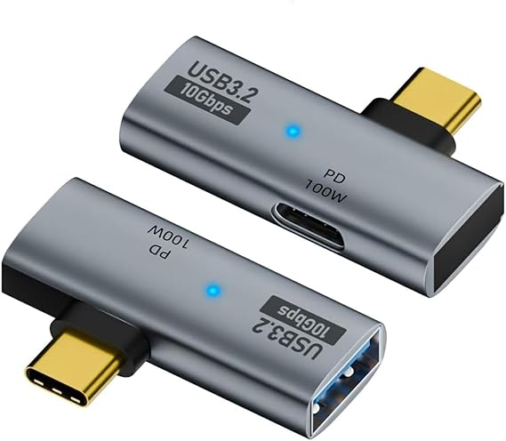ZAMZAM USBC to OTG 10Gbps 100W Compatible with Vivo S19 Allows Full USB 3.2 Storage, Accessory, Keyboard, Mouse, Gamepad, +More SSE and Fast Charging at The Same Time