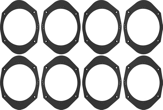 Speaker Adapter Spacer Rings SAK006_55 Universal 5x7 or 6x8 to 6 1/2" 6.5-4 Pair - SAK006_55