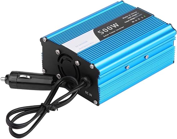 500W DC 12V to AC 220V-240V Peak 600W Car Converter Dual USB Adapter