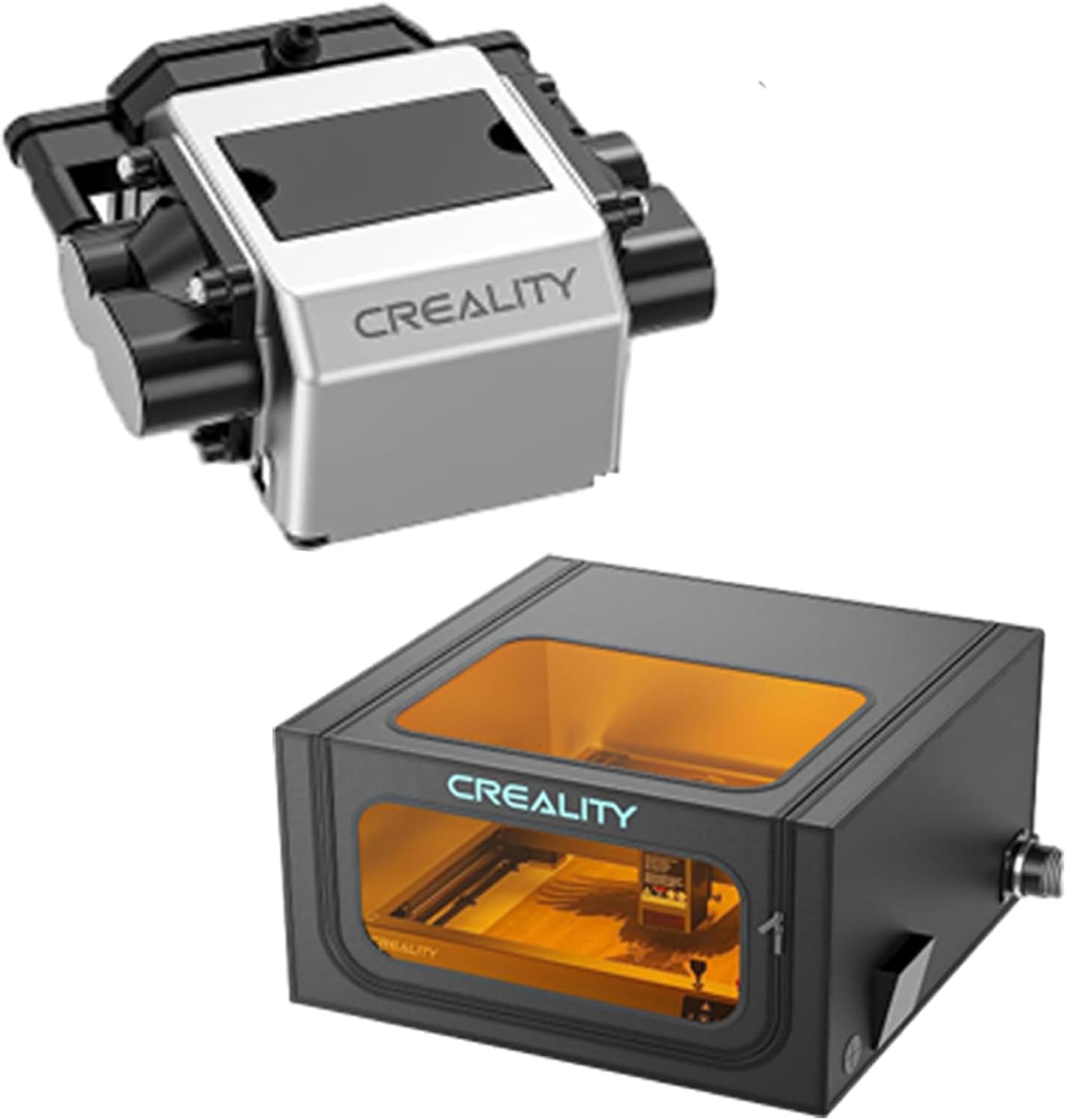 Air Assist for Laser Cutter, Laser Air Assist Laser Engraver with Creality Laser Engraver Enclosure, Universal Laser Engraver Protective Cover Tent
