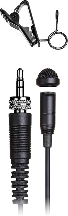 Tascam TM-10LB Lavalier Microphone, Black