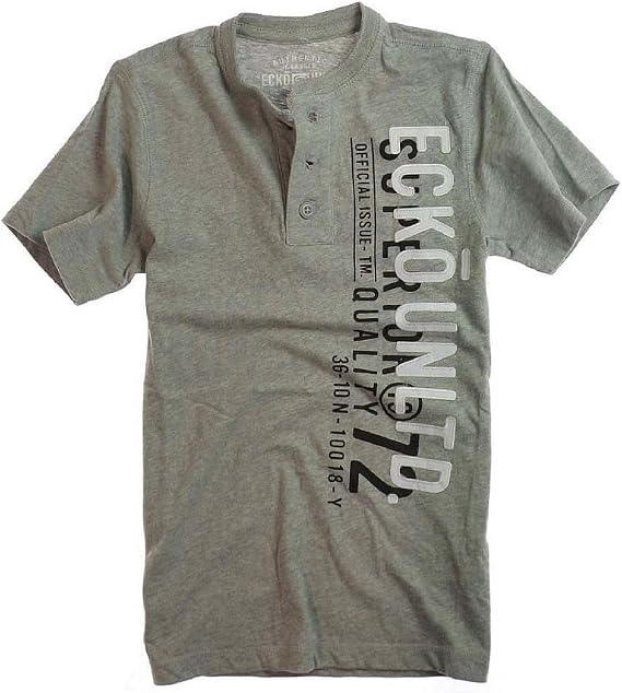 Ecko Unltd. Mens Ss Vertical Henley Shirt