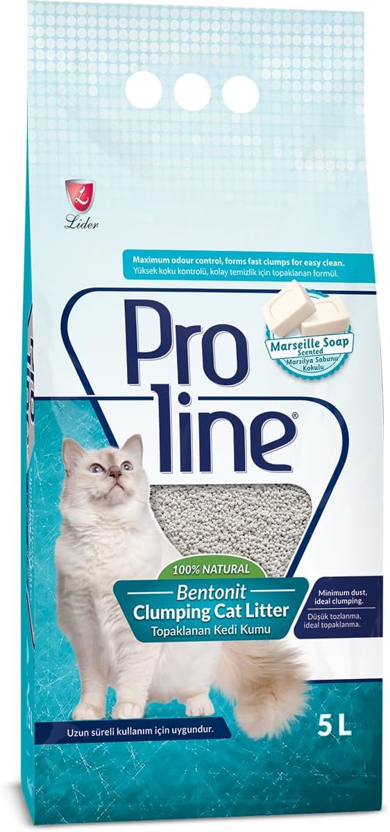 Proline Bentonite Soap Scented Cat Litter, 5 L