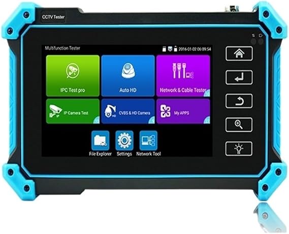 CCTV Tester Monitor CCTV Camera Tester 8MP AHD CVI TVI CVBS IP Camera HD Display Video Monitor 5.4 Inch IPS Touch Screen IPC Tester Tool Professional Testing Tools(IPC-5200 Plus)