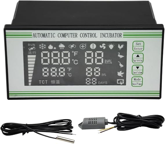 Fully Automatic XM-18S Incubator Controller Thermostat Temperature Humidity Controller for Egg Incubator