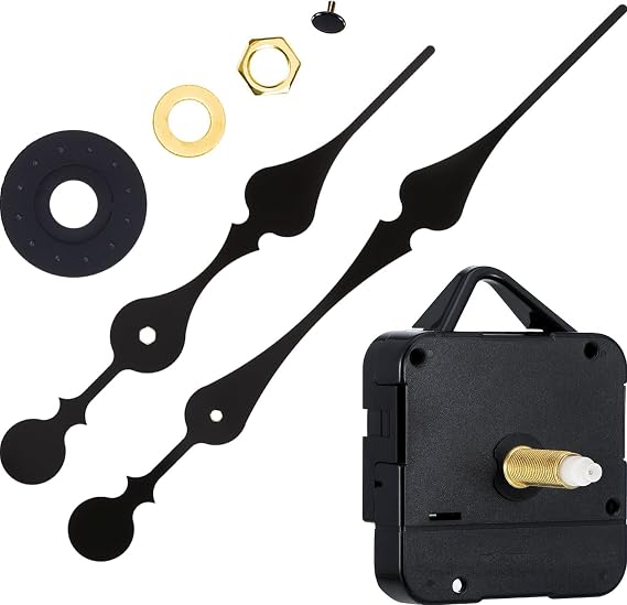 Hicarer 31 mm Quartz Clock Mechanism High Torque Long Shaft Clock Movement