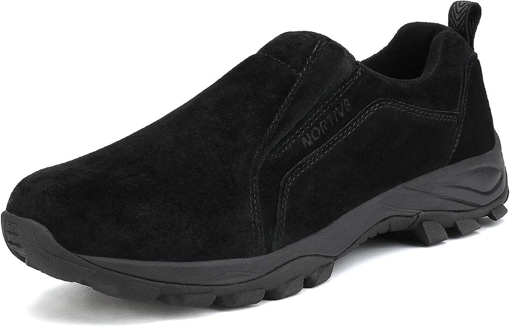 NORTIV 8 Men's Slip On Loafer Walking Shoes | Soft Suede Upper, Cushioned Insole and Rubber Outsole Provide Comfort and Stability for Daily Walking and Outdoor Use