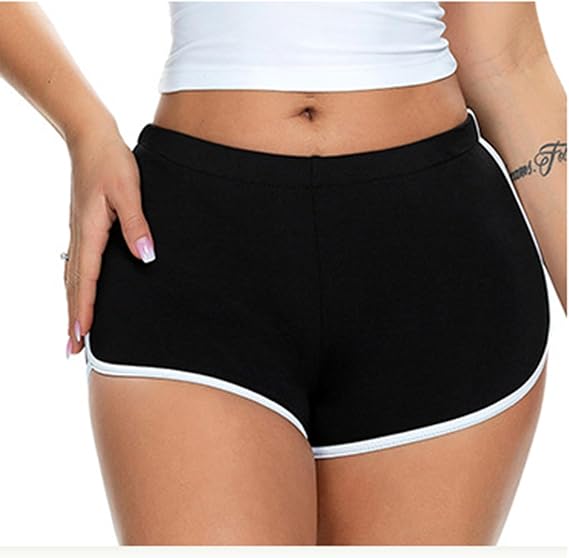 Womens Sexy Booty Lounge Shorts Comfy Active Wear Yoga Gym Sport Cheeky Shorts Dance Sport Workout Slutty Hot Pants