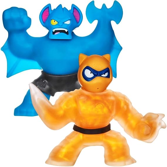 HEROES OF GOO JIT ZU Water Blast Versus Pack - 2 Action Figure Pack Including Exclusive Golden Figure, Pantaro Vs Battaxe