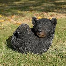 Hi-Line Gift Ltd. Baby Black Bear Lying