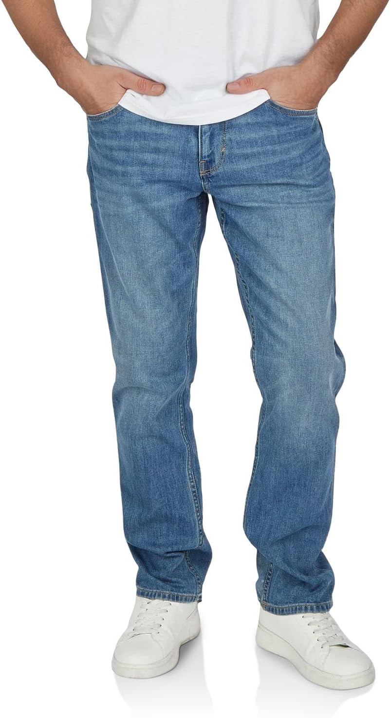 TOM TAILOR Jeans Men's Stretch Regular Fit Josh Jeans Trousers Denim Blue 30 31 32 33 34 36 38 40 42
