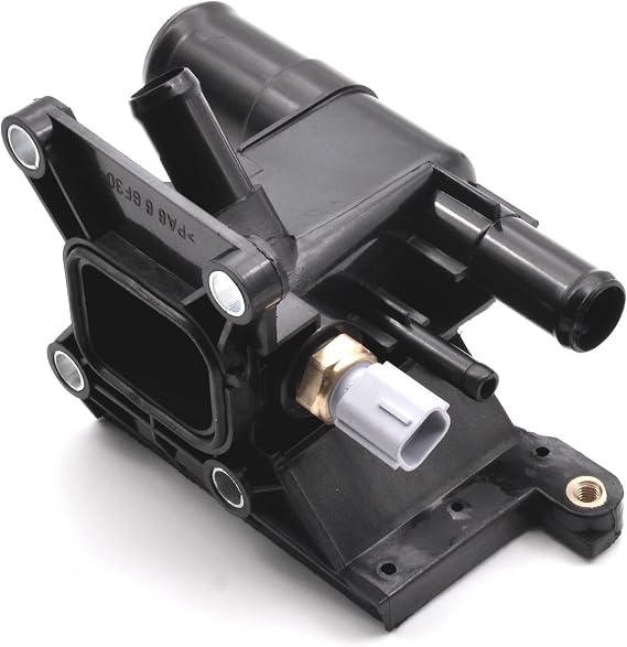 Engine Coolant Thermostat Housing Water Outlet With Sensor Compatible For Mazda 3 2006-2013, Mazda 5 2008-2010 2012-2013, Mazda 6 2009-2013 LF941517Z 902-690 LF9415179A