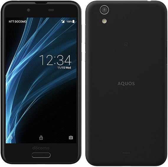 AQUOS sense SH-01K Black White Rome Velvet Black docomo