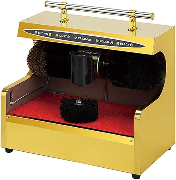 Home Automatic Shoe-Shine Machine, Electric Shoe Shine Polisher, Stainless Steel Commercial Automatic Shoe-Shining Machine
