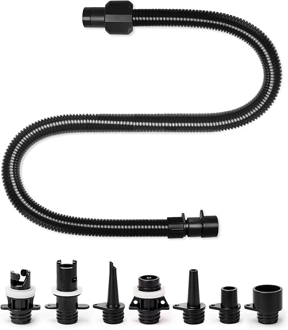 OutdoorMaster Inflatable Boat Sup Pump Adapter & Air Hose Kit