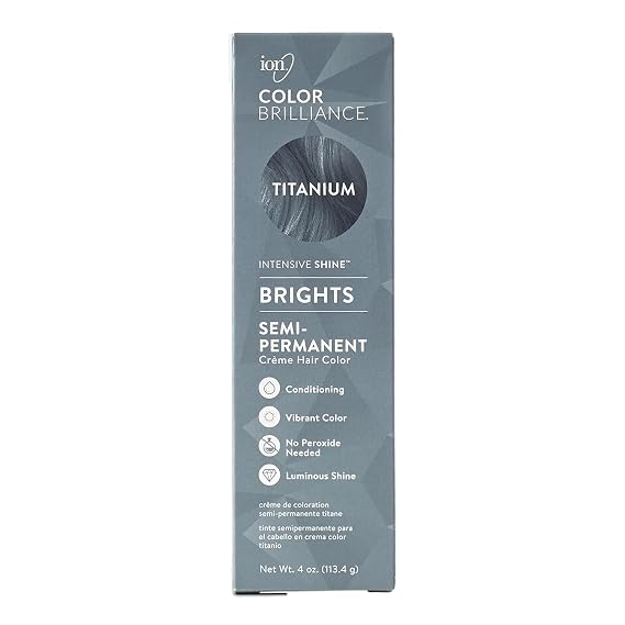 ion Semi-Permanent Brights Hair Color Titanium