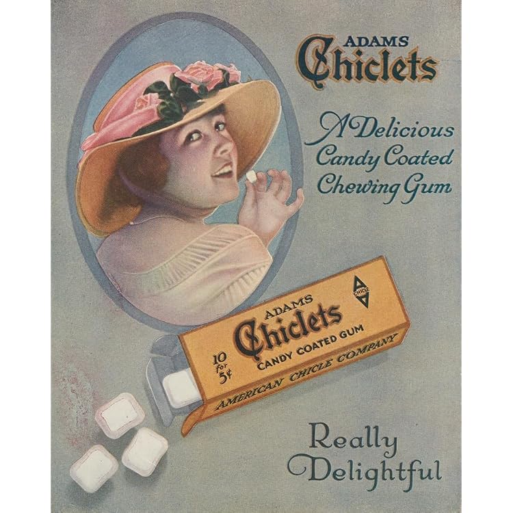 Adams Chiclets 1919 Poster Print by Anonymous 24 x 36