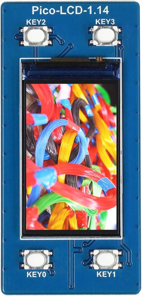 TOP1 Raspberry Pi Pico 1.14inch LCD Display Module Embedded ST7789 Driver 240135 Resolution 65K RGB Display Color SPI Communication