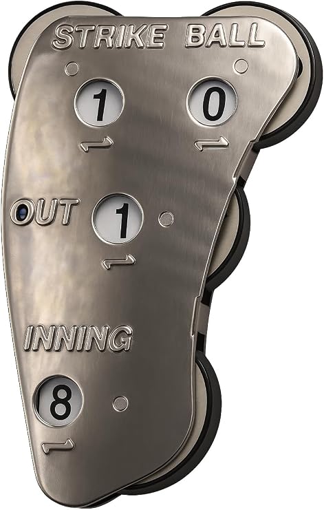 Markwort Stainless Steel 4-Dial Raised Letter Umpire Indicator
