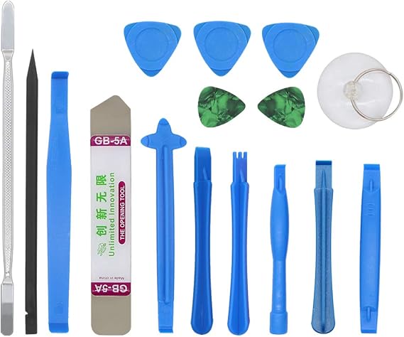 16 in 1 Cell Phone Repair Tool Kit Small Suction Cup Pry Opening Disassembly Tool Set for iPhone Huawei Repair Hand Tools Set