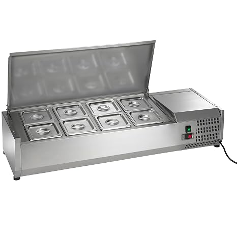 Arctic Air ACP48 47.25-Inch Countertop Refrigerated Sandwich/Salad Prep Table, Stainless Steel, 115v