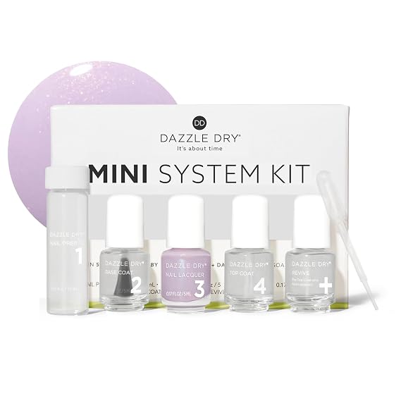 Dazzle Dry Mini Kit Lovely Lilac 4 Step System (5 Piece Kit)
