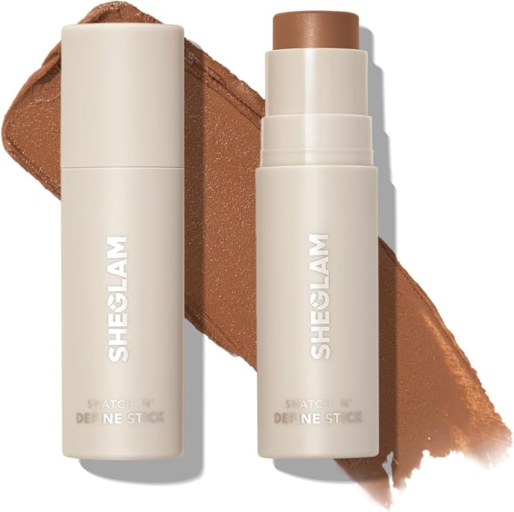 SHEGLAM Snatch 'n' Define Cream Contour Stick Long Lasting Highly Pigmented Sweat Proof Face Bronzer Makeup - Terracotta