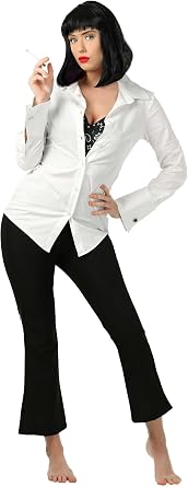 Womens Pulp Fiction Mia Wallace Costume Pulp Fiction Costume for Women
