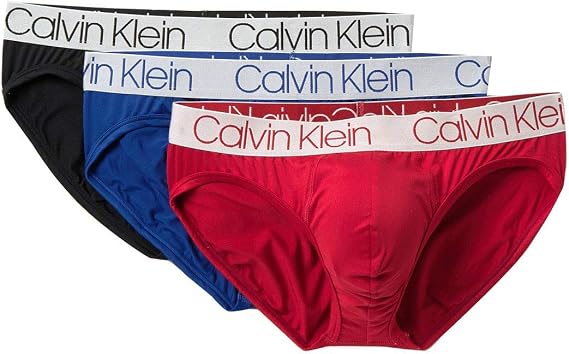 Calvin Klein Men's 3-Pack Microfiber Hip Brief