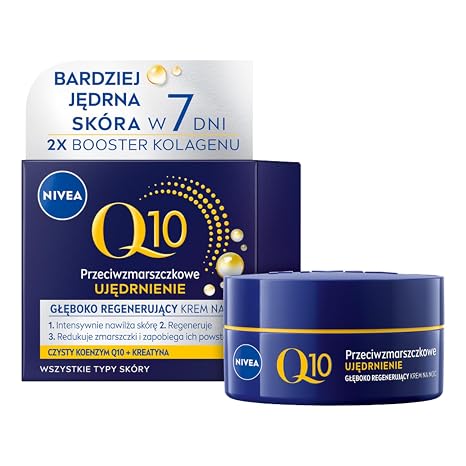 NIVEA Q10 Power Anti-Falten Feuchtigkeitscreme Nachtcreme 50ml